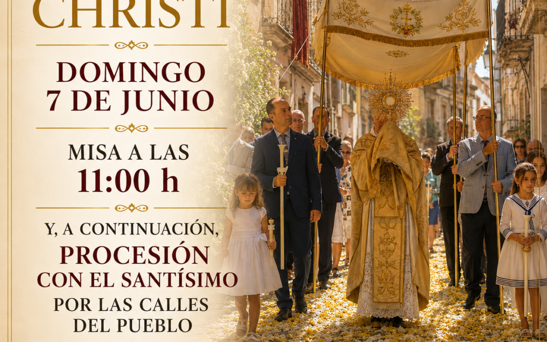Preparando el Corpus Christi